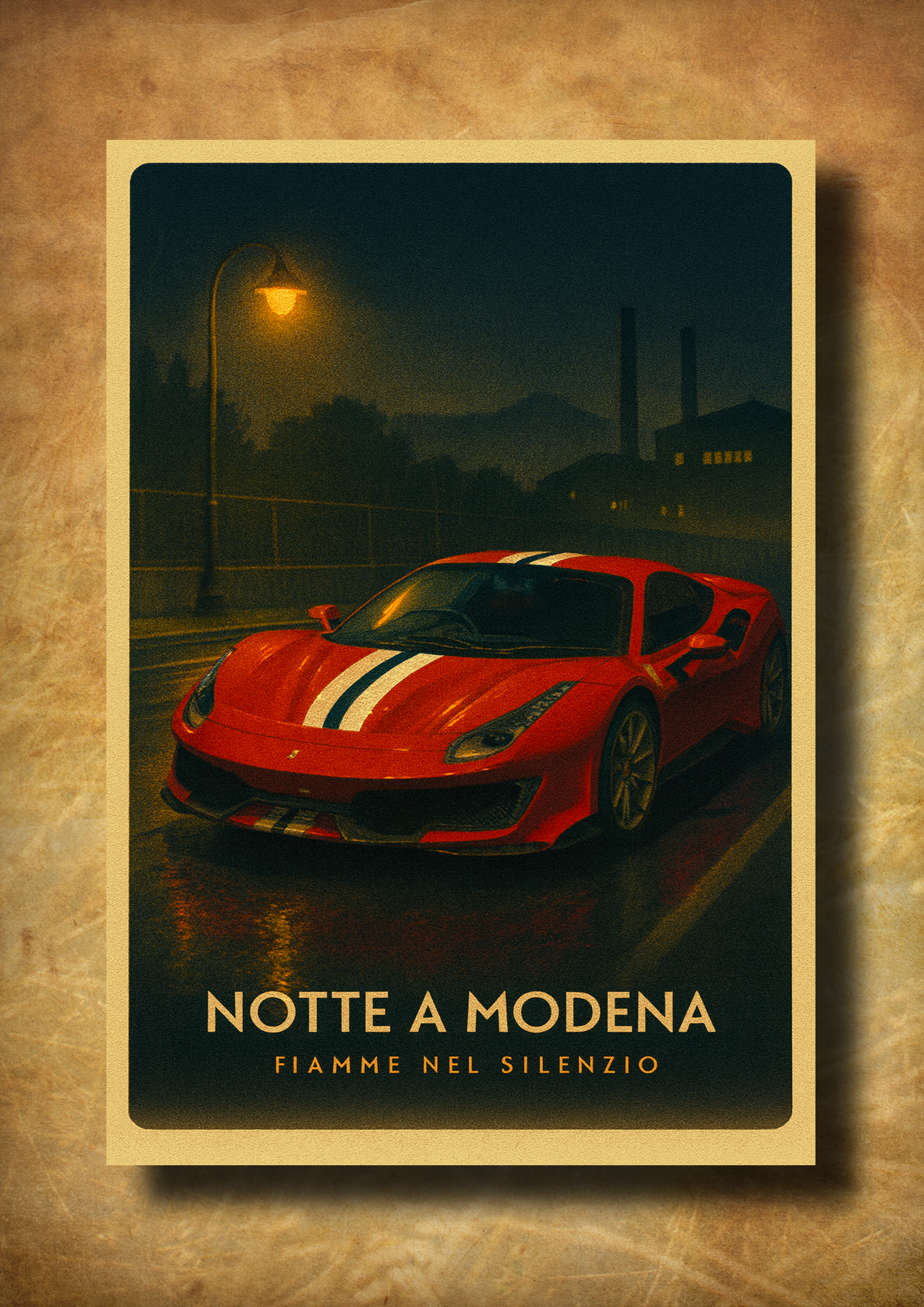 Notte a Modena – z ramką A3