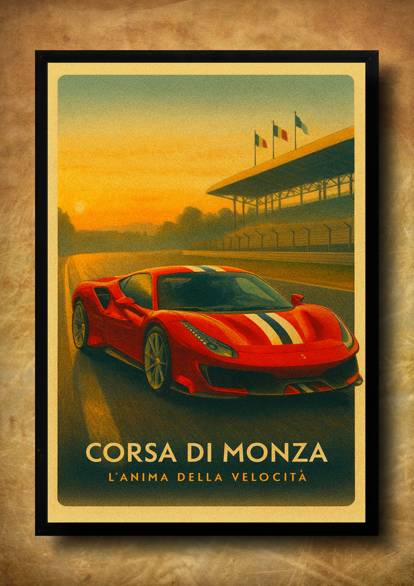 Corsa di Monza – z ramką A3