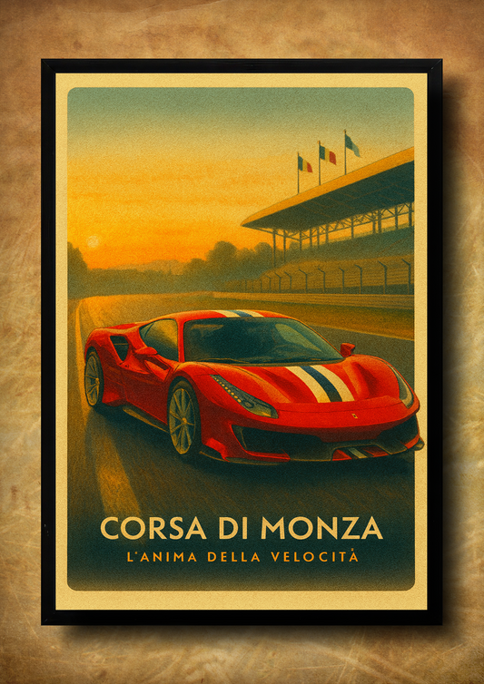 Corsa di Monza – z ramką A3