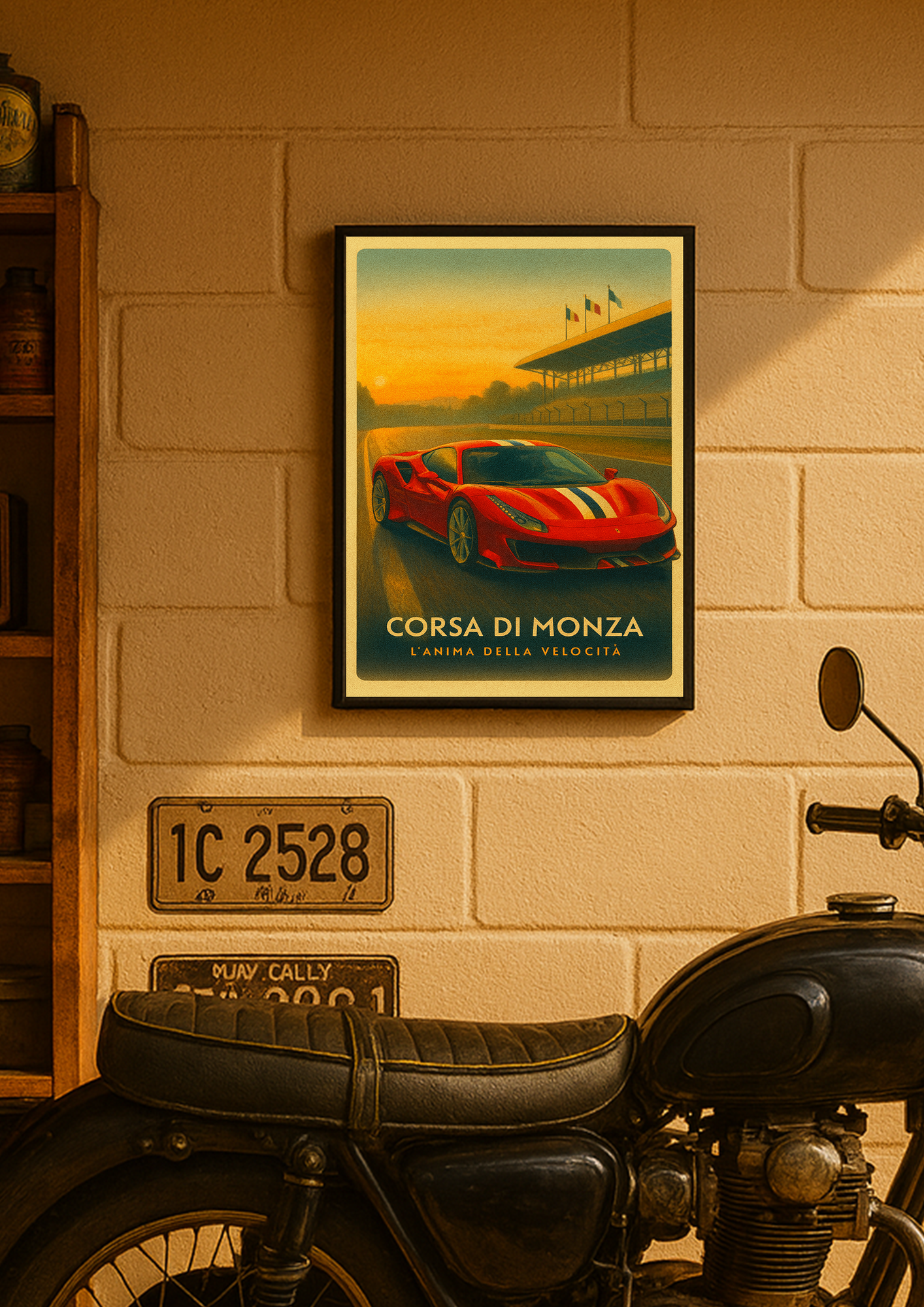 Corsa di Monza – z ramką A3