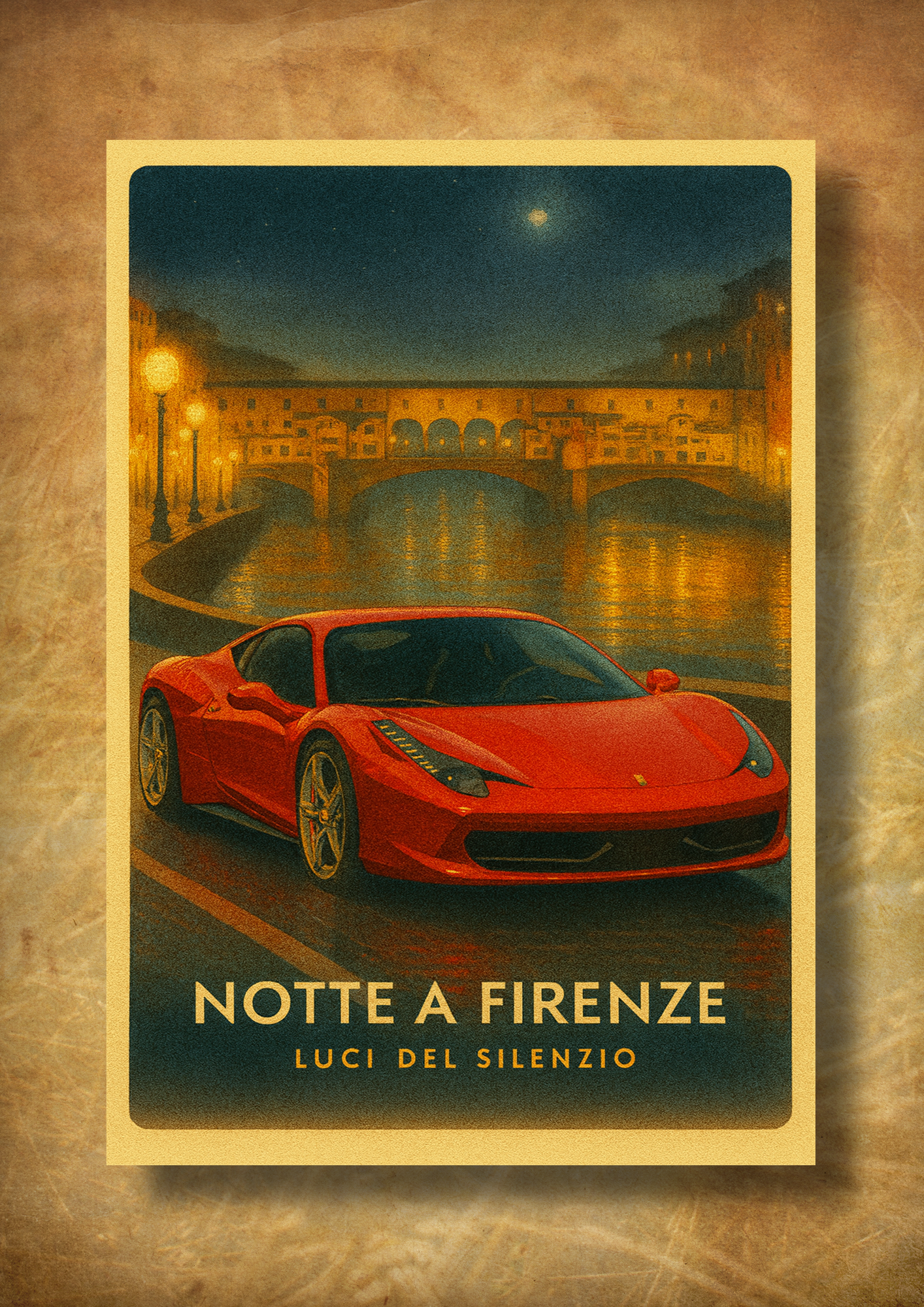 Notte a Firenze – z ramką A3