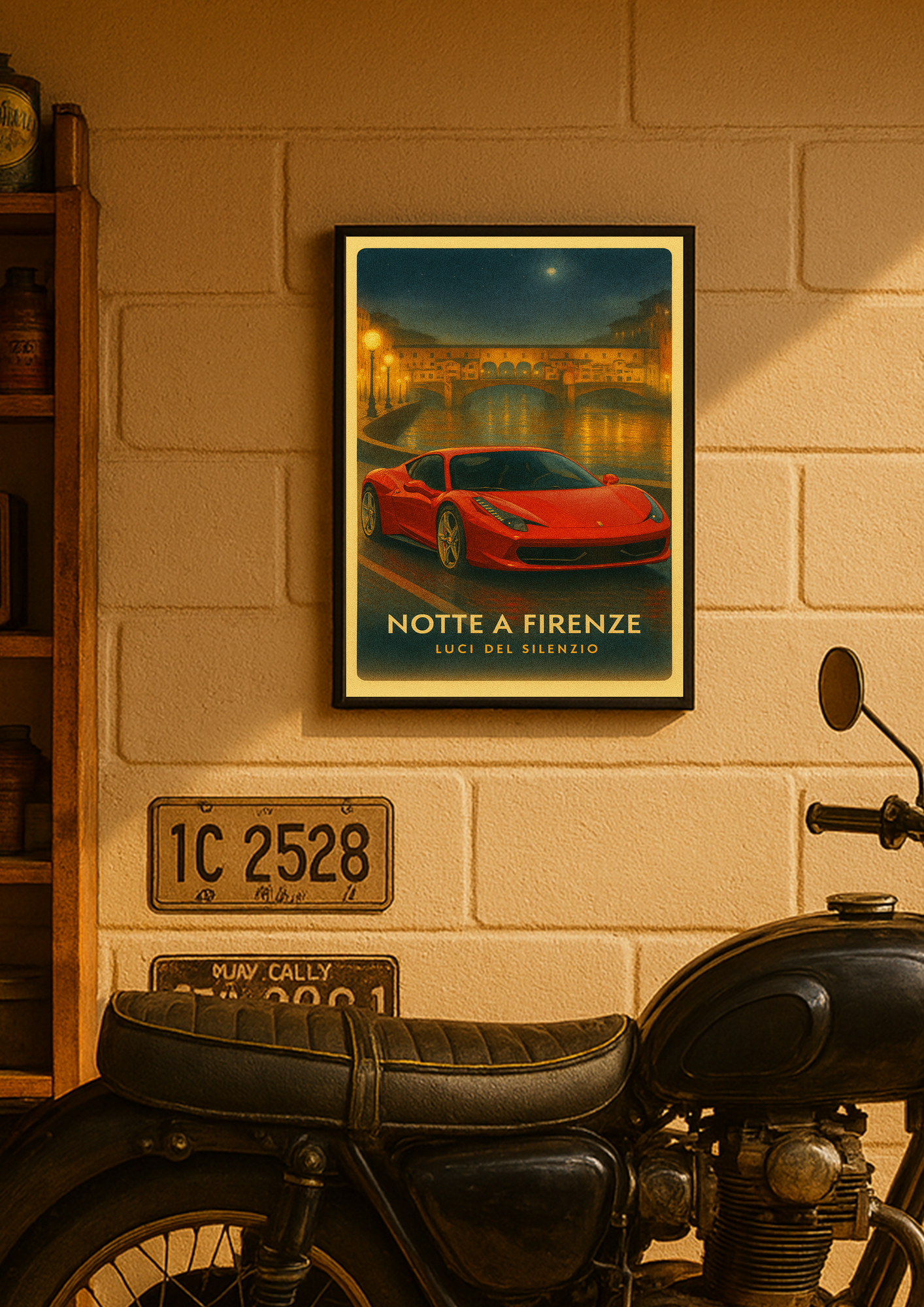 Notte a Firenze – z ramką A3