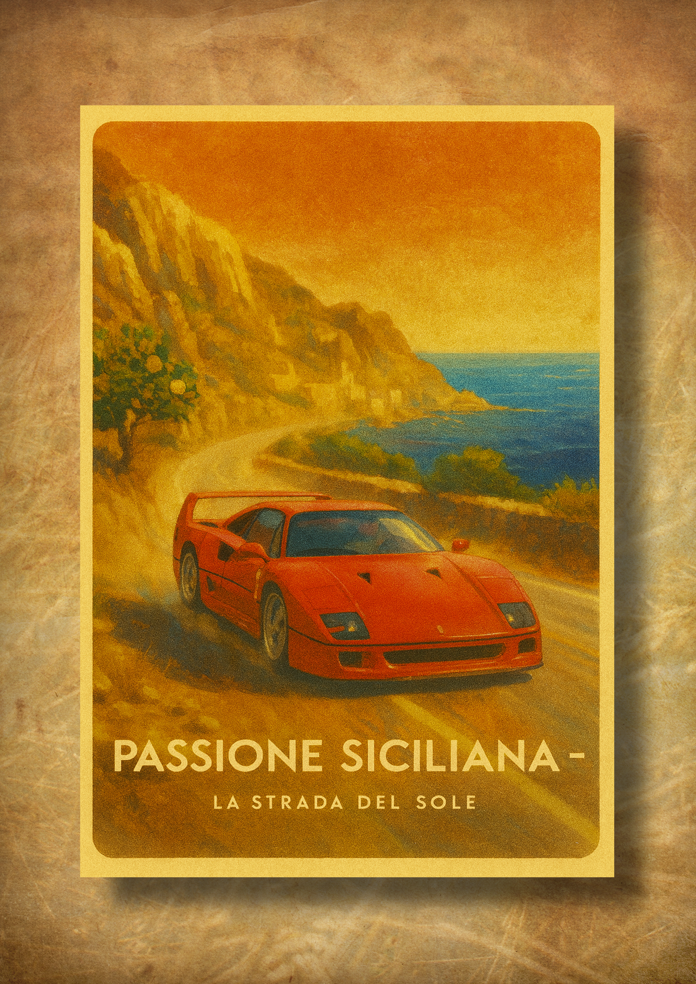 Passione Siciliana – z ramką A3