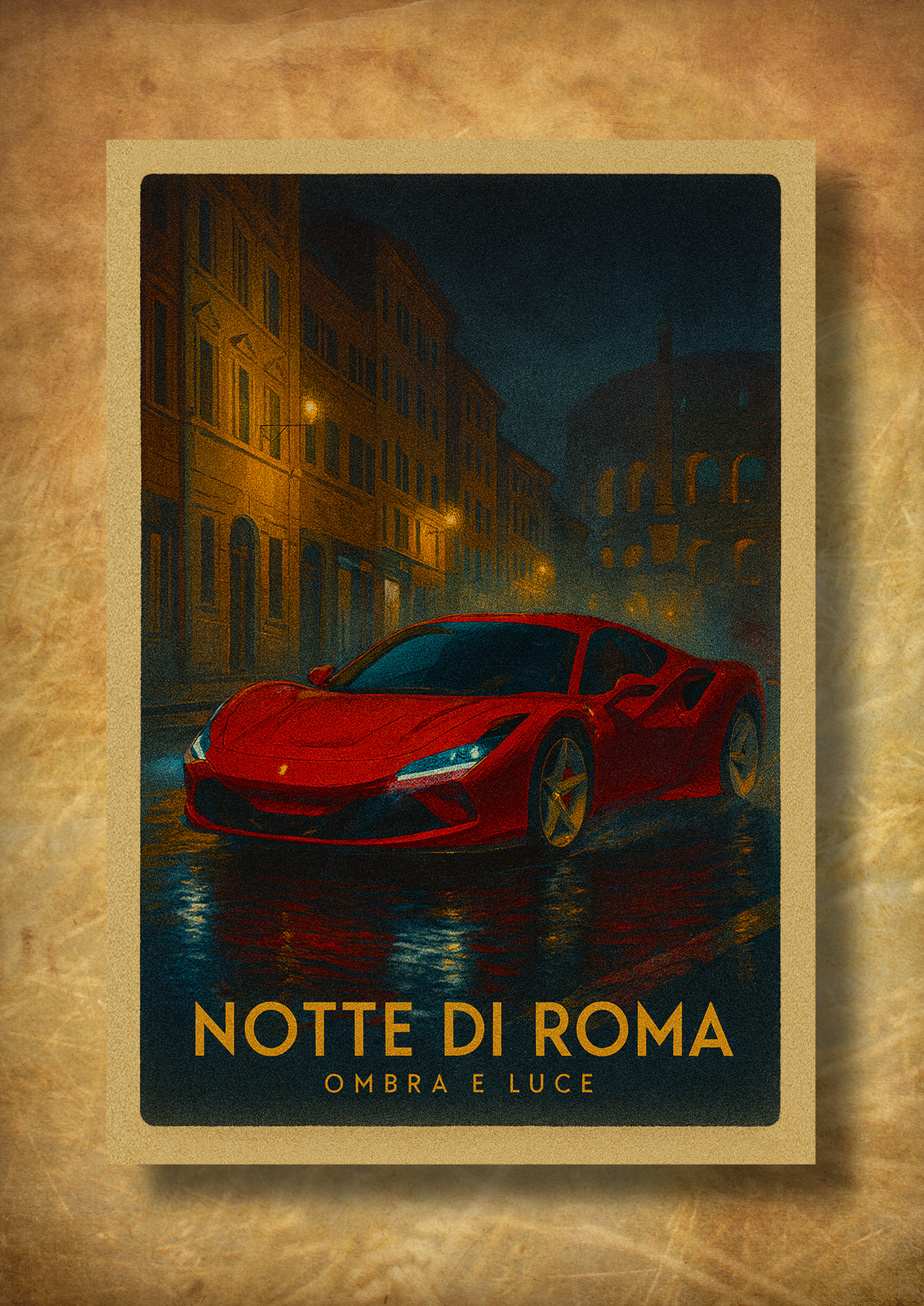 Notte di Roma – z ramką A3