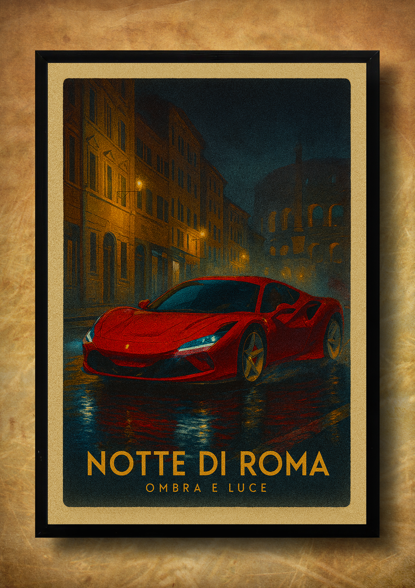 Notte di Roma – z ramką A3
