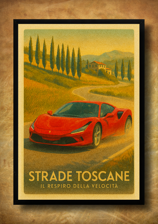 Strade Toscane – z ramką A3