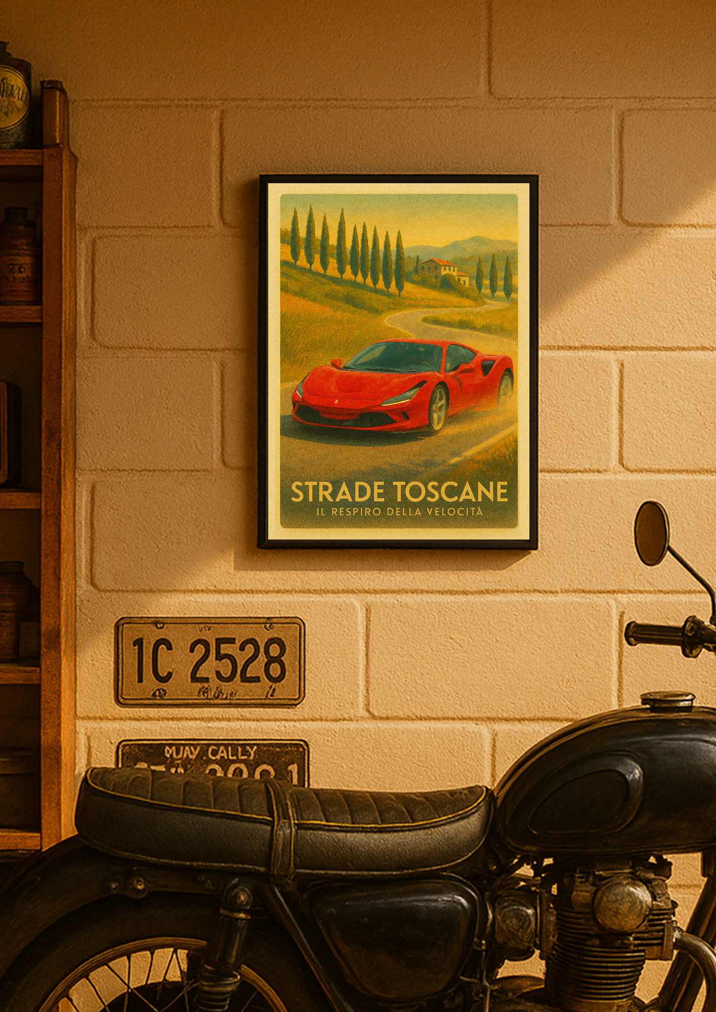 Strade Toscane – z ramką A3