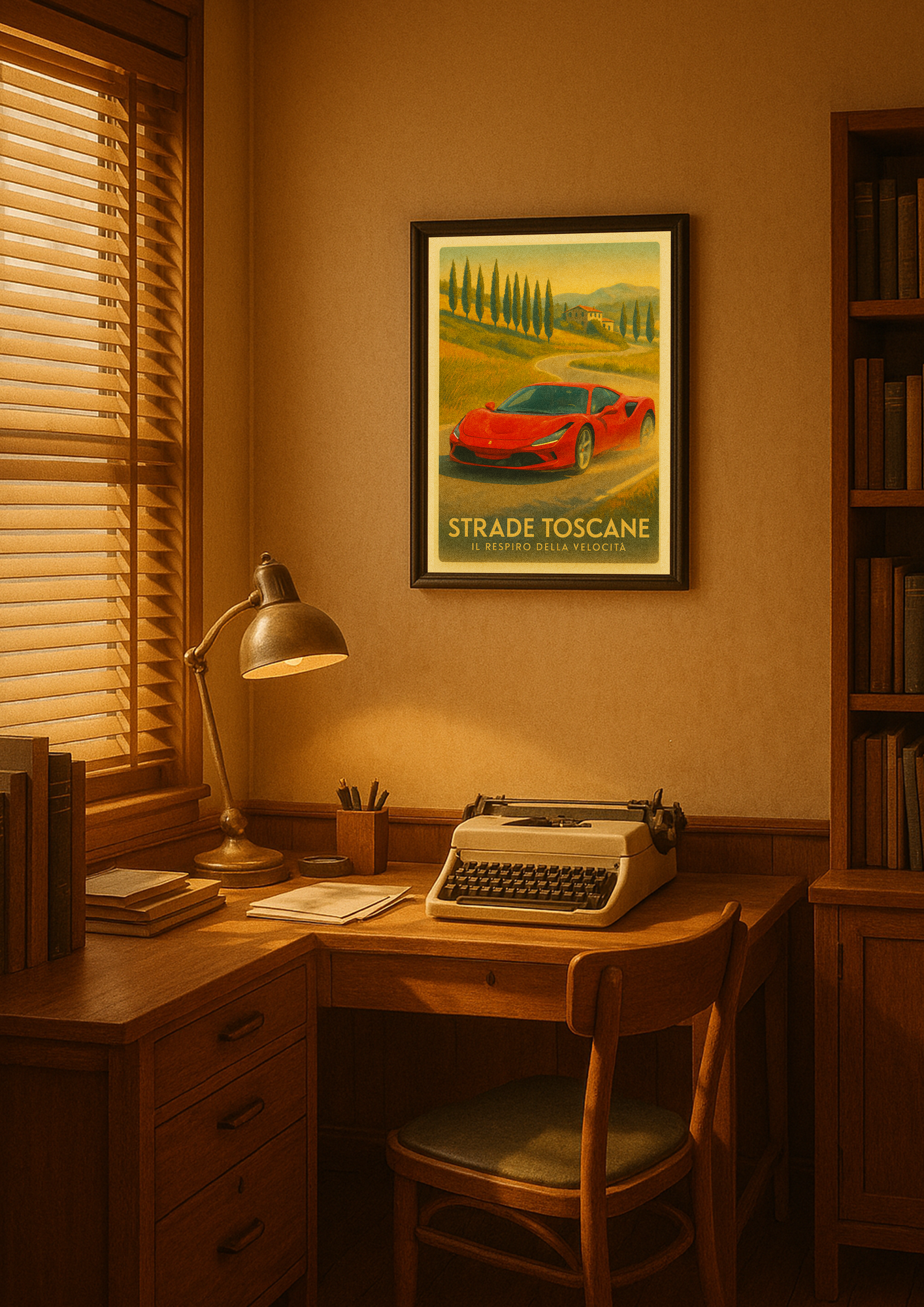 Strade Toscane – z ramką A3
