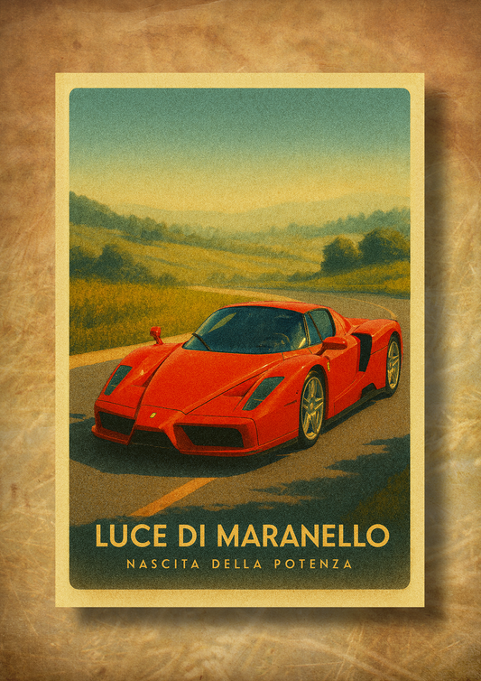 Luce di Maranello – z ramką A3