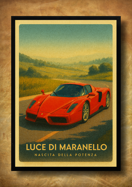 Luce di Maranello – z ramką A3