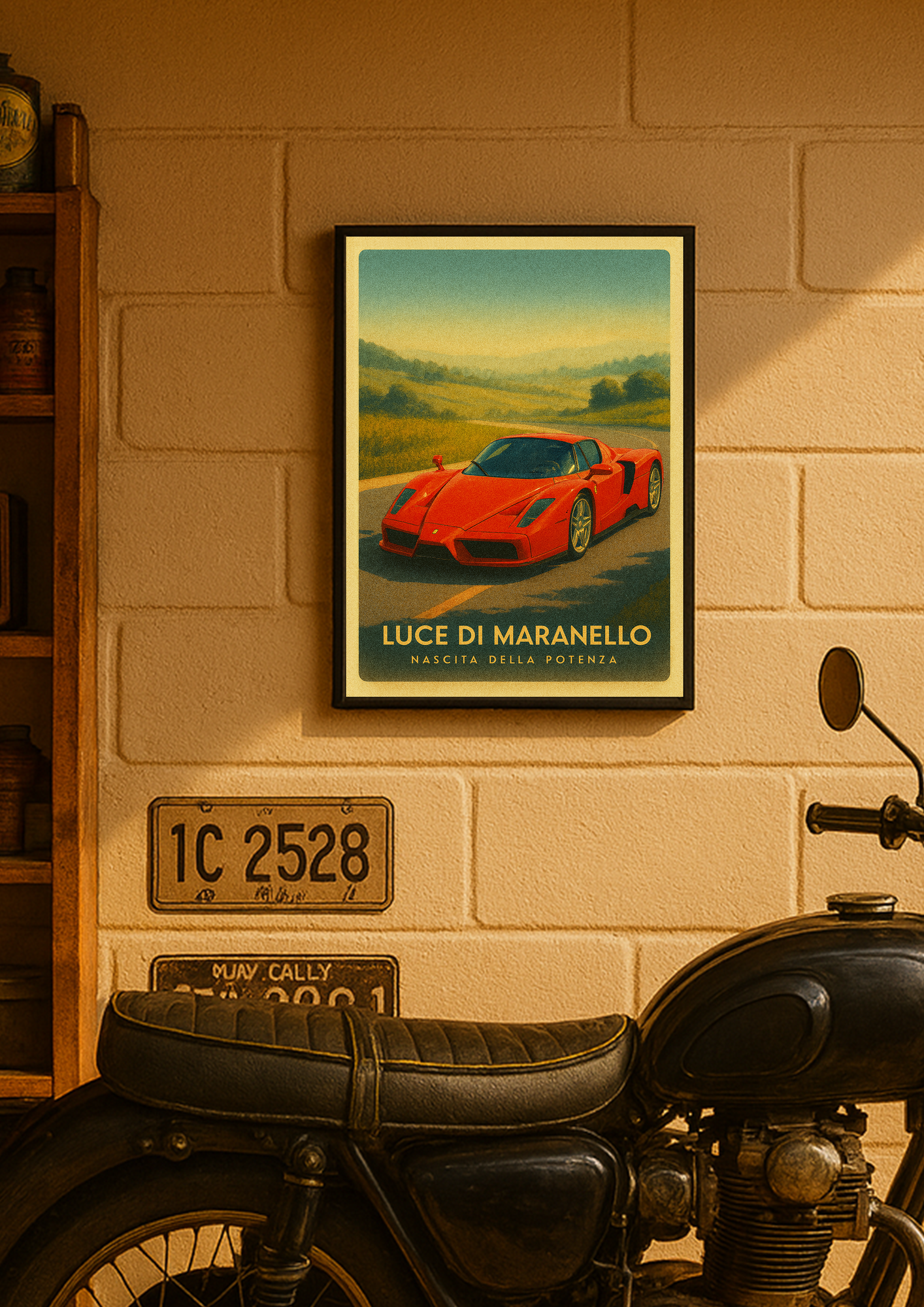 Luce di Maranello – z ramką A3