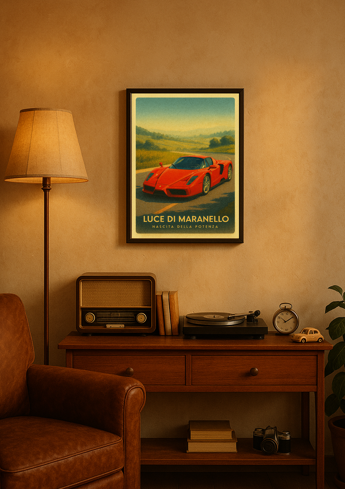 Luce di Maranello – z ramką A3