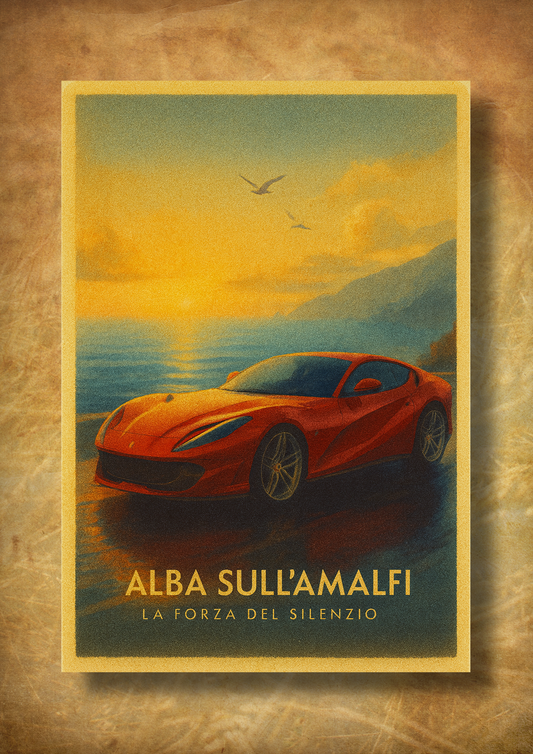Alba sull’Amalfi – z ramką A3