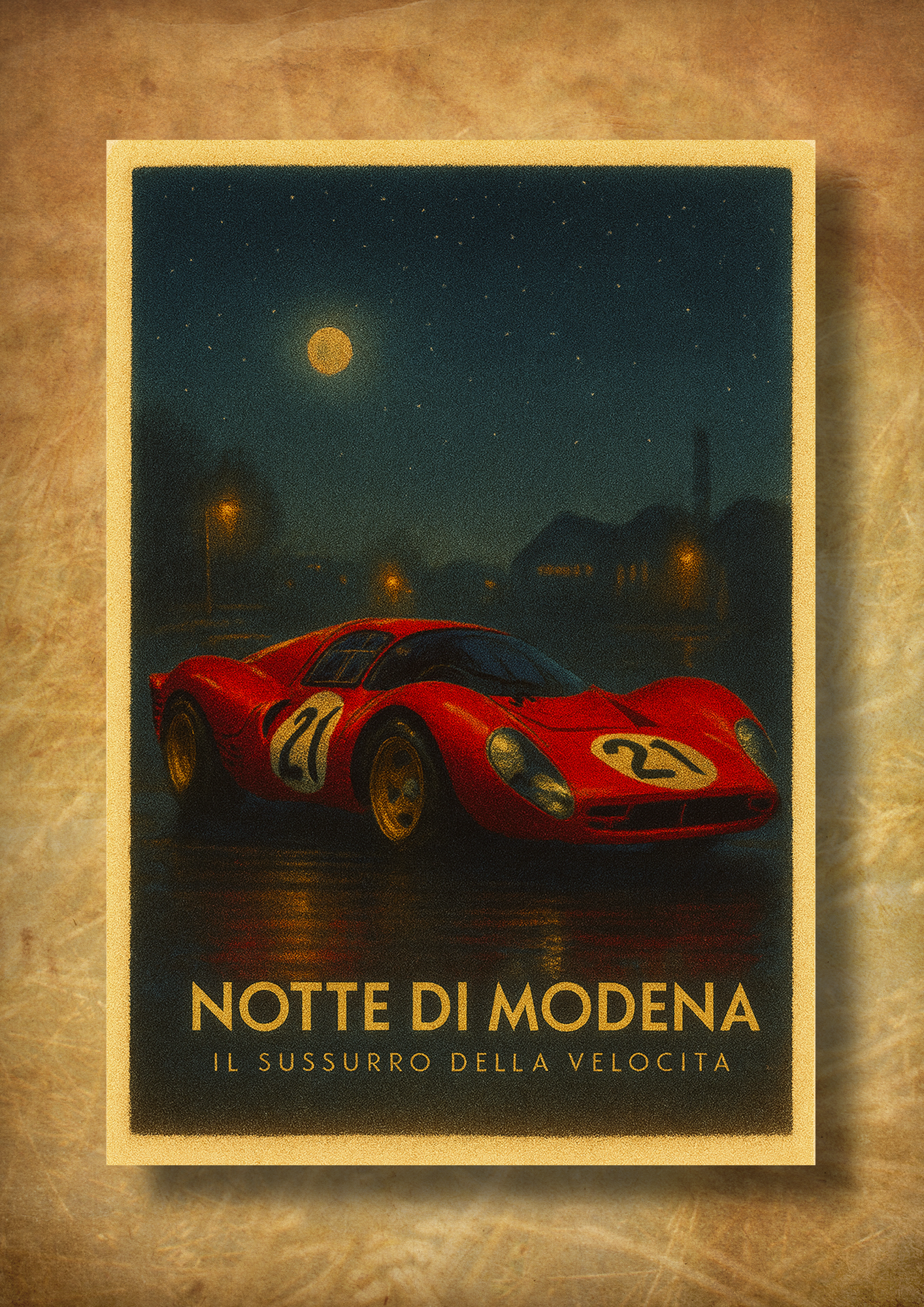 Notte di Modena – z ramką A3