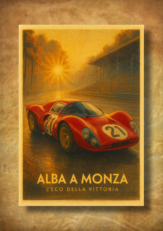 Alba a Monza – z ramką A3