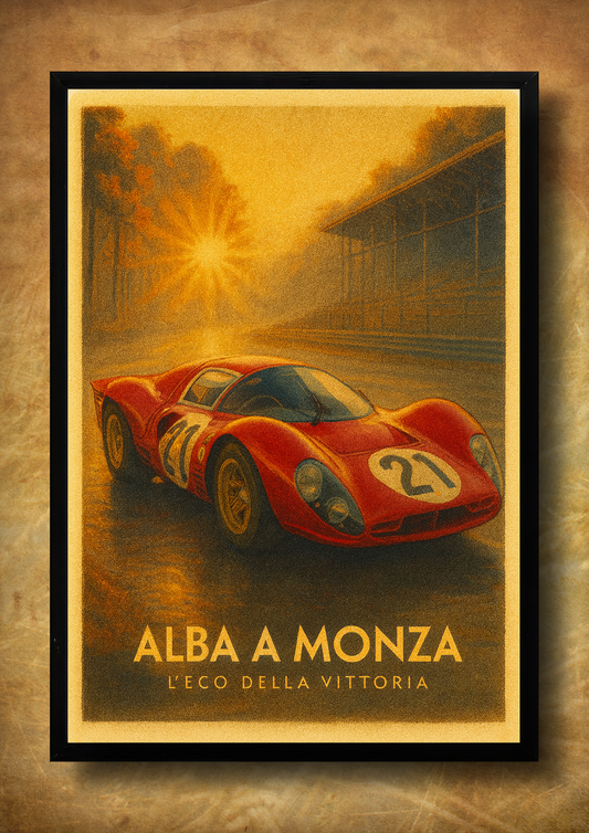 Alba a Monza – z ramką A3