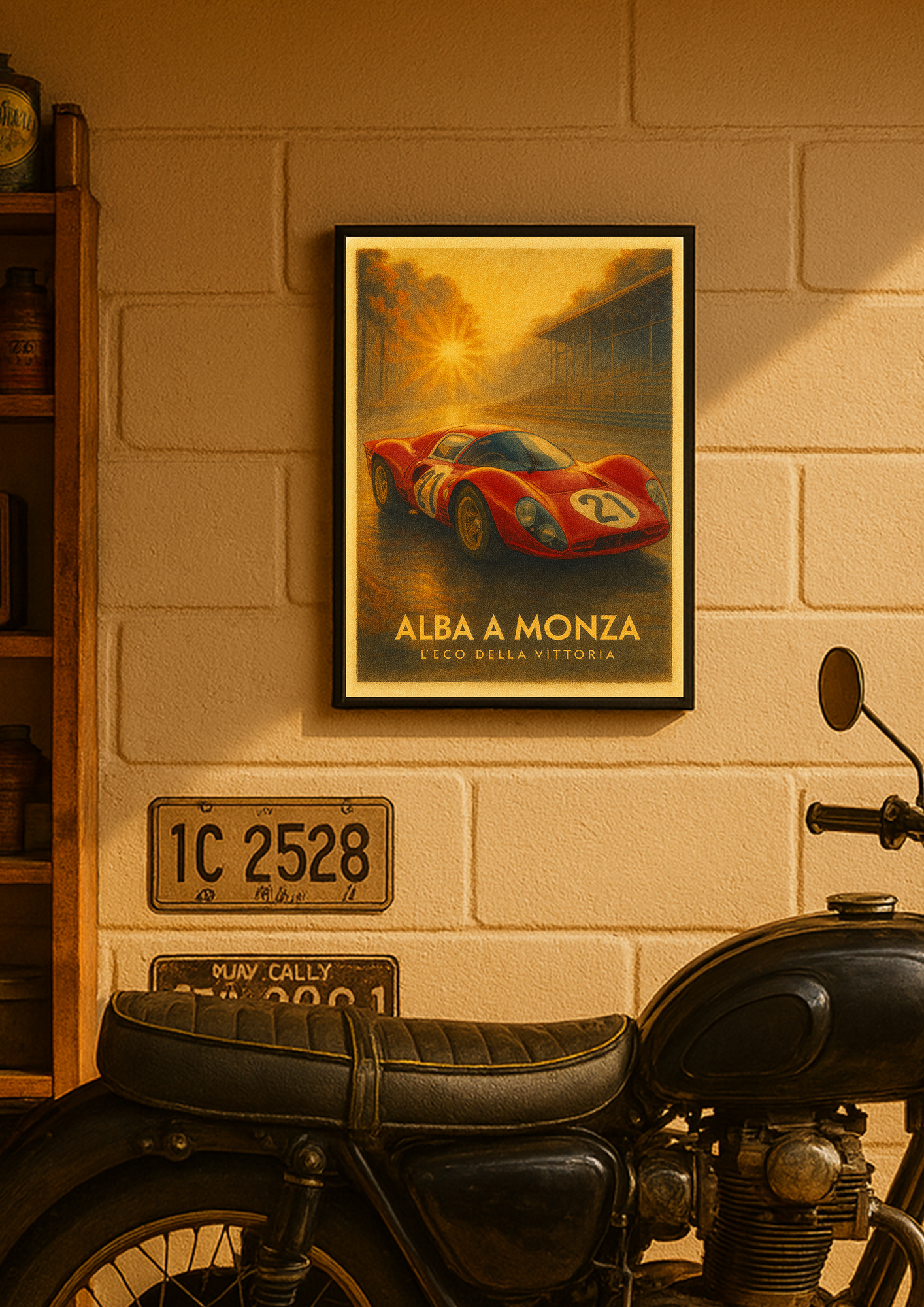 Alba a Monza – z ramką A3