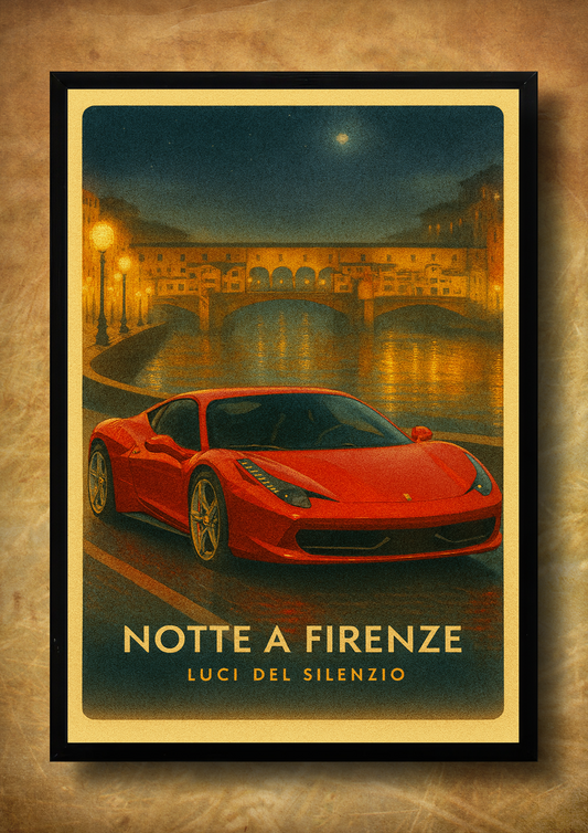 Notte a Firenze – z ramką A3
