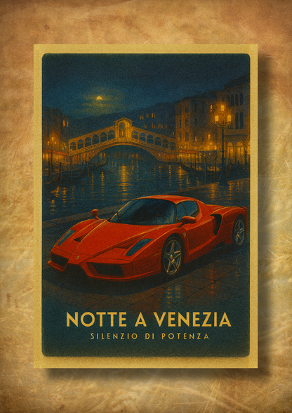 Notte a Venezia – z ramką A3