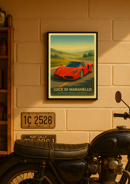 Luce di Maranello – z ramką A3