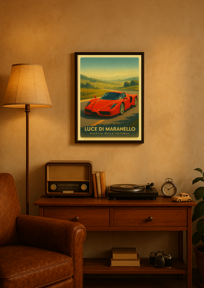 Luce di Maranello – z ramką A3